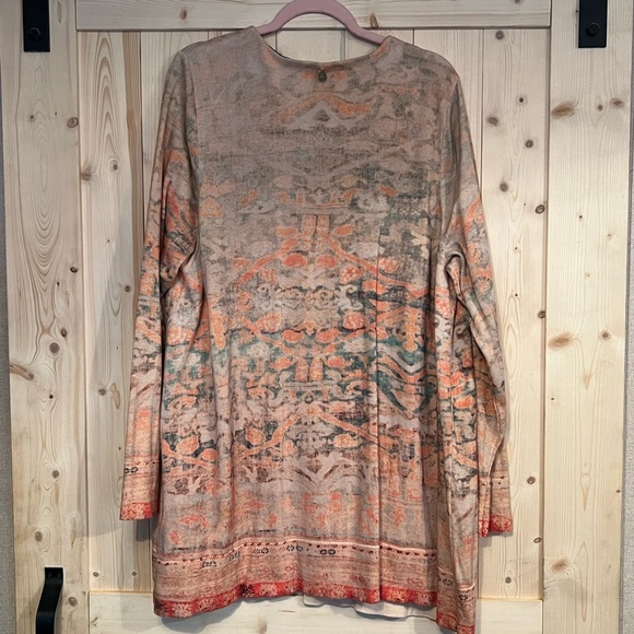 Soft Surroundings Label Noir Women’s Oushak Wool Blend Cardigan Size 3X - Picture 3 of 7